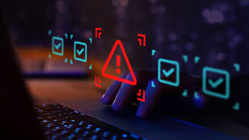 warning alert of error or security breach, something is wrong, compliance problem detected