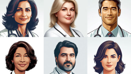 A demonstration of the Six-Panel Brand Template generated by Canva